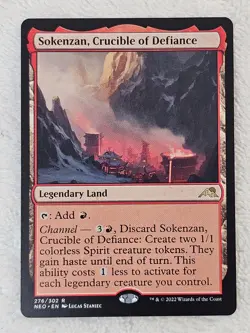 MTG Sokenzan, Crucible of Defiance #276 Kamigawa Neon Dynasty Card Rare NM - Image 2