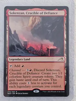 MTG Sokenzan, Crucible of Defiance #276 Kamigawa Neon Dynasty Card Rare NM - Image 5
