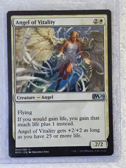 MTG Angel of Vitality - Core Set 2020 (M20) #4 Magic Gathering Card U NM - Image 5
