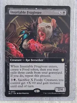 MTG Insatiable Frugivor (Extended Art) #53 Bloomburrow (BLB) Magic Card Rare NM - Image 4