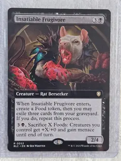 MTG Insatiable Frugivor (Extended Art) #53 Bloomburrow (BLB) Magic Card Rare NM - Image 5