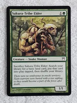 MTG Sakura-Tribe Elder - Champions of Kamigawa (CHK) #239 Magic Card NM - Image 1