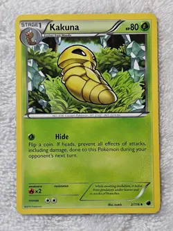 Pokemon TCG Kakuna - Plasma Freeze (PLF) 2013 Card 2/116 Uncommon Light Play - Image 2