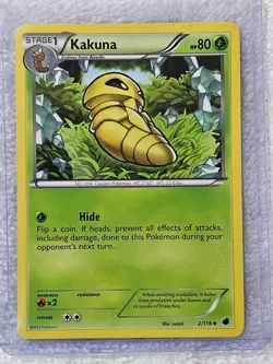 Pokemon TCG Kakuna - Plasma Freeze (PLF) 2013 Card 2/116 Uncommon Light Play - Image 4