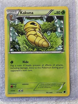 Pokemon TCG Kakuna - Plasma Freeze (PLF) 2013 Card 2/116 Uncommon Light Play - Image 5