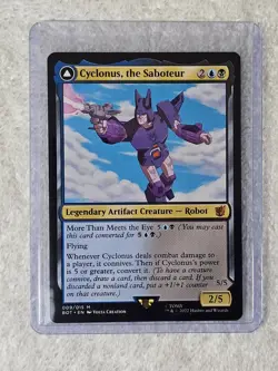 MTG Cyclonus, the Saboteur Universes Beyond Transformers #9 Magic Card Mythic NM - Image 4