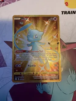 Pokemon TCG Mew Holo Secret Rare Card Celebrations 025/025 Near Mint Condition - Image 1