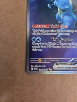 Pokemon TCG Blastoise EX SIR 200/165 Scarlet & Violet 151 - Image 5