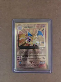 Pokemon Celebrations Charizard Gold Metal Card #4/102 Promo 25th Anniversary - Image 1