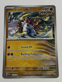 Slither Wing 107/182 • Non-Holo • Paradox Rift • Pokemon TCG • NM - Image 1