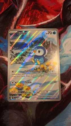 The Pokemon Company Piplup 098/094 Me02: Phantasmal Flames Holo Rare🔥🔥 - Image 3