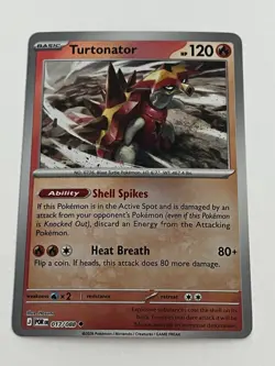 Turtonator 017/088 Uncommon Reverse Holo - Pokemon TCG Perfect Order - NM - Image 1
