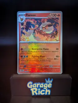 Flareon (Poke Ball) 013/131 Rare - SV: Prismatic Evolutions Pokemon TCG NM - Image 1