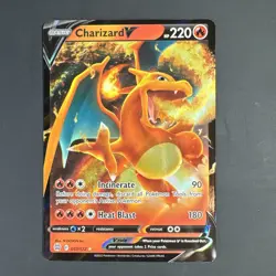 Pokemon TCG Charizard V 017/172 Swsh09: Brilliant Stars Ultra Rare Full Art Holo - Image 1