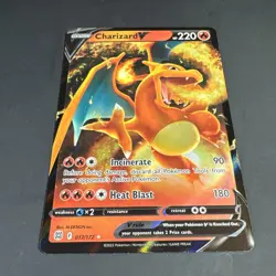 Pokemon TCG Charizard V 017/172 Swsh09: Brilliant Stars Ultra Rare Full Art Holo - Image 2