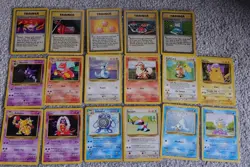 Pokemon Base Set Vintage Part Complete 17 Card Bundle - Image 1