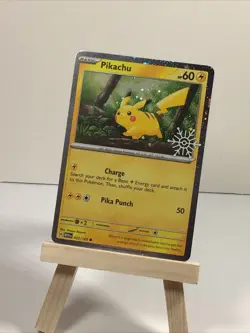 Pikachu 025/165 HOLOBLEED Holiday Calendar Pokemon TCG MINT - Image 3