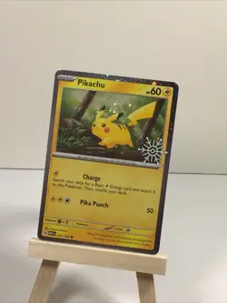 Pikachu 025/165 HOLOBLEED Holiday Calendar Pokemon TCG MINT - Image 4