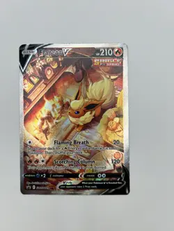 Flareon V SWSH179 Holo Promo Sword & Shield Promo Pokemon NM - Image 1