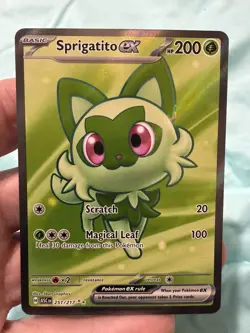 Sprigatito ex 251/217 Ultra Rare ME: Ascended Heroes Pokemon Holo Near Mint - Image 1