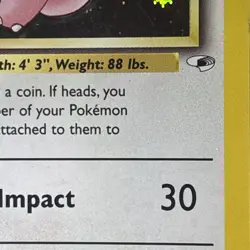 Pokemon TCG Erika's Clefable Gym Heroes With Small Holo Bleed MP - Image 4