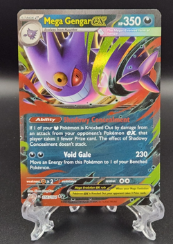 Pokemon Mega Gengar Ex 056/094 Phantasmal Flames Near Mint NM - Image 1