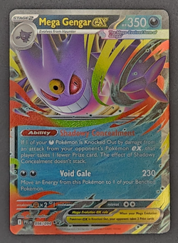 Pokemon Mega Gengar Ex 056/094 Phantasmal Flames Near Mint NM - Image 2