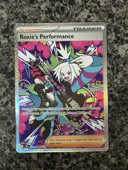 Roxie's Performance 121/086 Pokemon Chaos Rising SIR - NM- IN HAND- SHIP ASAP - Image 1
