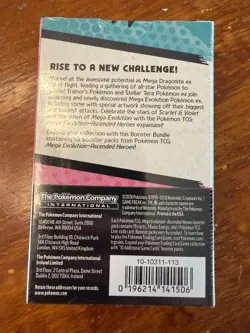 Pokemon Ascended Heroes 6 pack booster bundle Mega Evolution factory sealed - Image 3