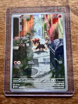 Litleo 139/132 Mega Evolution Illustration Rare Pokemon - Image 1