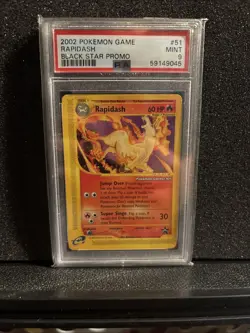 Pokemon Rapidash Black Star Promo #51 PSA 9 Mint - Image 1