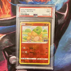 PSA 9 2022 Pokemon GO Numel (Peelable Ditto) Reverse Holo 013/078 - Image 1