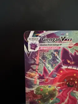 Pokemon TCG Gengar Vmax 271/264 Fusion Strike Alt Art Rare - Image 3