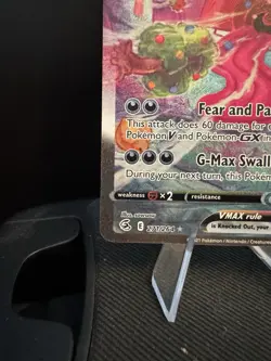 Pokemon TCG Gengar Vmax 271/264 Fusion Strike Alt Art Rare - Image 5