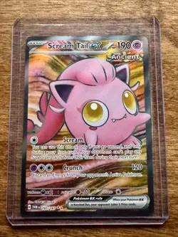 Pokemon SCREAM TAIL EX 197/167 Twilight Masquerade ULTRA RARE FULL ART - Image 1