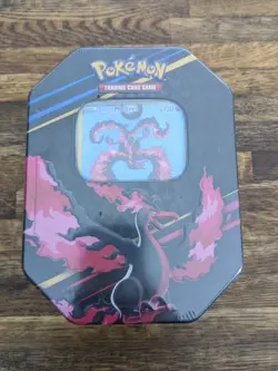 Crown Zenith Pokemon Card Tin - Galarian Moltres - Image 1