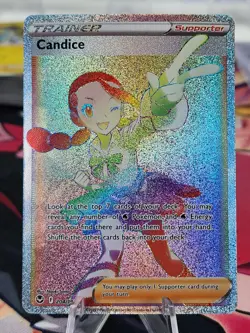 Pokemon TCG Candice Sword & Shield - Silver Tempest 204/195 Holo Secret Rare - Image 1
