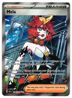 Pokemon TCG Mela Holo Ultra Rare SV04: Paradox Rift 236/182 VLP - Image 1