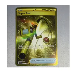 Pokemon Super Rod 276/193 SV02 Paldea Evolved Hyper Rare Full Art Holo 2023 - Image 1
