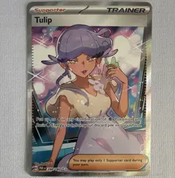 Pokemon Tulip 244/182 SV04 Paradox Rift Ultra Rare Full Art Holo ENG - Image 1