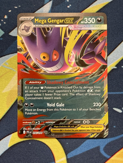 Pokemon Mega Gengar Ex 056/094 Phantasmal Flames Near Mint NM - Image 1
