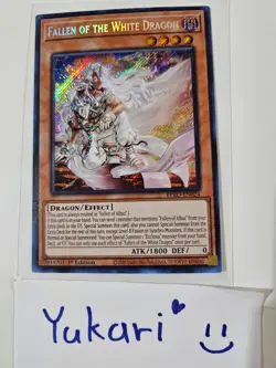 [Fresh card] Fallen of the White Dragon (Secret Rare) BPRO-EN024 YuGiOh TCG mint - Image 1