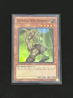 Elemental HERO Woodsman 1st Edition LCGX-EN034 YuGiOh Legendary Collection 2: Th - Image 2