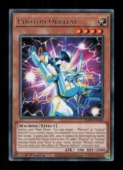 PHOTON ORBITAL (CR) 1ST EDITION MAZE-EN046 MAZE OF MEMORIES YU-GI-OH LP - Image 1