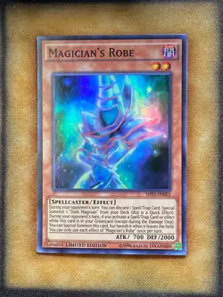 Yugioh Magicians' Robe SHVI-ENSE3 Super Rare Limited Edition NM - Image 1
