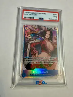 2024 Boa Hancock OP07-051 One Piece CCG PSA 9 - Image 1