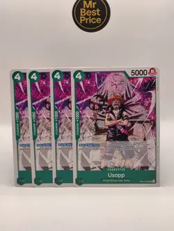 One Piece - 4x OP14-022 Usopp - Uncommon (Near Mint) - Image 1
