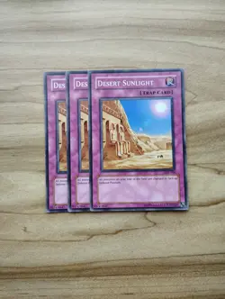 Yu-Gi-Oh! - Desert Sunlight 3x - Full Playset Of Cards - Image 1