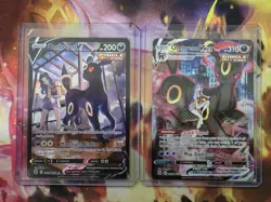 UMBREON V TG22 and UMBREON VMAX TG23 - Lot of 2 Cards Pokemon Brilliant Stars NM - Image 1