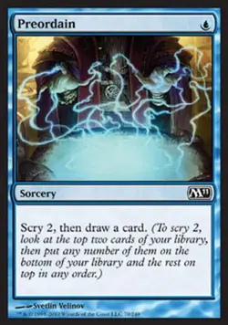 Preordain - M11 MTG - Light Play - Image 1